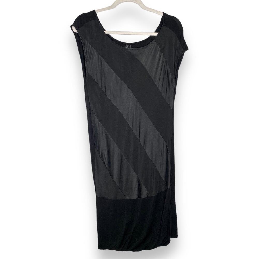 Guess by Mariciaro Black Body Con Midi Dress Medium